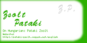 zsolt pataki business card